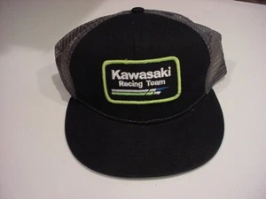 NWT Kawasaki Racing Team SNAPBACK Mesh Adjustable HAT official merch FREE SHIP - Picture 1 of 5
