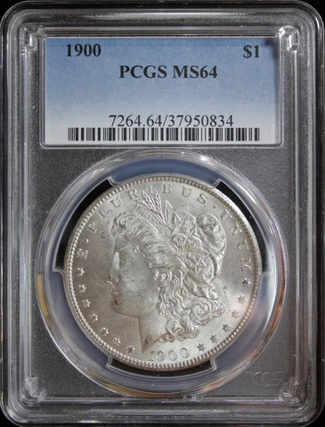 1900 Morgan Silver Dollar PCGS MS-64  (2330143) Cover