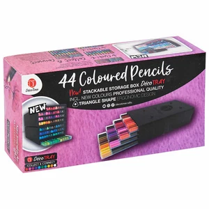 44 Buntstifte Set Profi Qualität Bunt Dreieck Form Bleistift Set - Bild 1 von 7