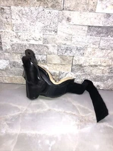 Desantis #13 Black Leather Ankle Holster LEFT Rig For S&W “K” REVOLVER  BRL #Q48 - Picture 1 of 4