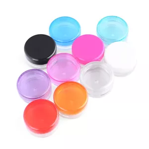 5g Handy Jars Tub Small Plastic Sample Cosmetic Containers Round Pots X100 - Picture 1 of 12