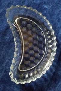 AMERICAN Clear CRESENT SALAD PLATE by Fostoria - Picture 1 of 6