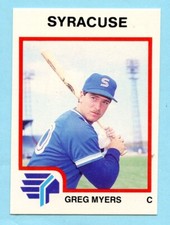 1987 ProCards Minor League Greg Myers - Syracuse - Box 147