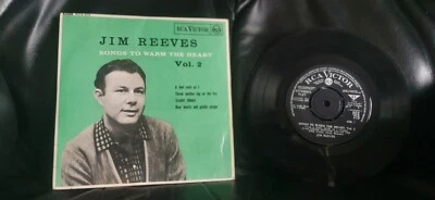 Jim Reeves, Songs To Warm The Heart Vol.2 - 7" EP Vinyl Record 1959 (RCX 215) - Image 1 of 4