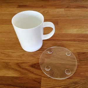 Round Coaster Set - Clear - Picture 1 of 3