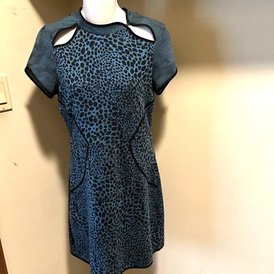 Vestido Silence + Noise Bodycon Verde Recortado M  Foto 1 de 4