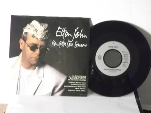 Elton John,Rocket Rec"You Gotta Love Someone",Germany,7"45 w P/S,1990 glam,Mint- - Picture 1 of 3