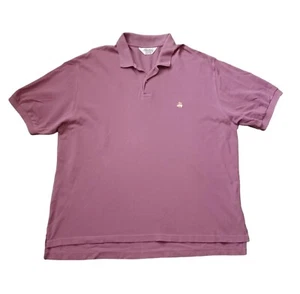 Vintage Brooks Brothers Golden Fleece Shirt Mens XL Mauve Polo Short Sleeve USA - Picture 1 of 18