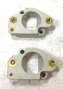 JLO ROCKWELL LR760/2 LR-744/2 TWO INTAKE TWIN CARBURETOR FLANGES 760.07.009/00 - Picture 1 of 6