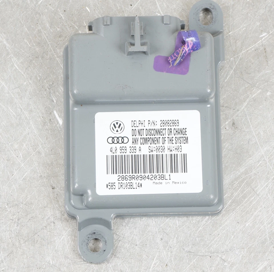 Módulo de control de detección de ocupación de asientos delantero derecho OEM AUDI Q7 2007-2009 4L Foto 1 de 1