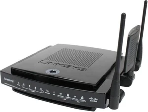 Cisco-Linksys WRT600N Linksys Ultra RangePlus Dual-Band Wireless-N Router - Picture 1 of 3