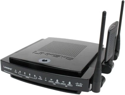 Cisco-Linksys WRT600N Linksys Ultra RangePlus Dual-Band Wireless-N Router - Image 1 of 3
