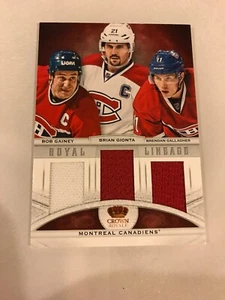 2013-14 Crown Royale GAINEY / GIONTA / GALLAGHER Royal Lineage #RL-MTL - Picture 1 of 2