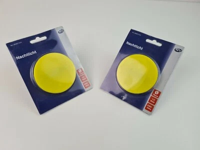DÜWI REV 2 x Nachtlicht Orientierungslicht Gelb leuchtend volle Platte Rev Ritter !