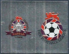 PANINI FOOTBALL LEAGUE 95 -#001A-B-ENDSLIEGH LEAGUE CHAMPIONSHIP-BADGE-FOIL