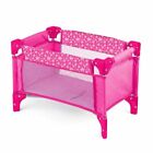 Travel Cot Deluxe Dolls Portable Travel Friendly Includes Carry Case  ty6099