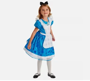 NEW Disney Store Alice in Wonderland Kids Costume Tutu Dress Girls Size 13 Years - Picture 1 of 15