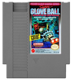 Game Only Super Glove Ball NES