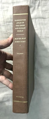 Barrington Atlas of the Greek and Roman World Volume 1 Directory Richard Talbert - Image 1 of 4