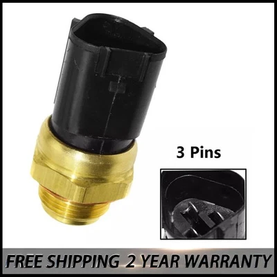 Engine Cooling Fan Switch Sensor For VW Beetle Golf Jetta Audi TT 1J0959481A New - Image 1 of 4