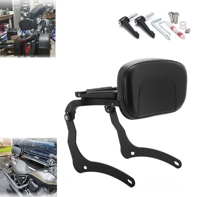 Passenger Driver Sissy bar Backrest For Kawasaki VN900 Vulcan 900 Classic 2006+ Foto 1 de 4