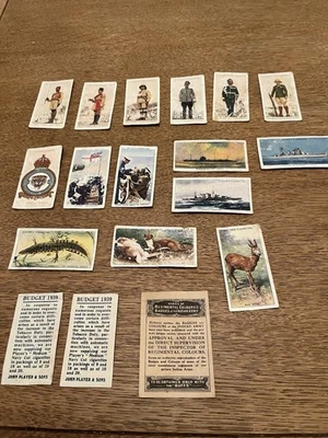 Vintage Random Cigarette Cards Job Lot John Players Cigarette Cards - Image 1 of 4