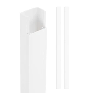 2pcs Cord Hider Wall 13inx1.2inx0.6in Cable Cover Self Adhesive Wire Hider - Afbeelding 1 van 7