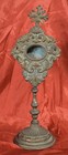 relic reliquary  shrine reliquia relicario  RELIQUIARIO IN LAMINA BRONZO 1700