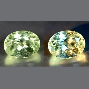 0.53 ct Elegant Oval Cut (5 x 4 mm) Green Un-Heated Alexandrite Natural Gemstone - Picture 1 of 3