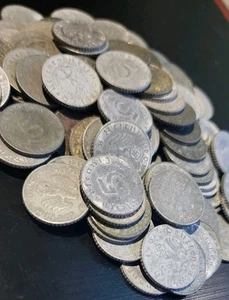 Germany WWII 5 Reichspfennig Zinc Coin 1940-1944 Nazi Third Reich - Picture 1 of 2