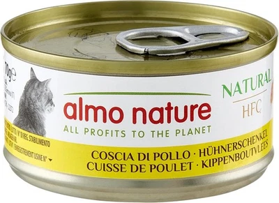Almo Nature HFC Natural Katzenfutter nass -Hühnerschenkel 24er Pack (24 x 70g) - Bild 1 von 4