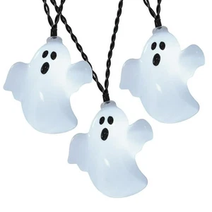 Ghost Lights, 10CT, Cool White LED, 4.5ft, Battery Operated, Halloween - Picture 1 of 1