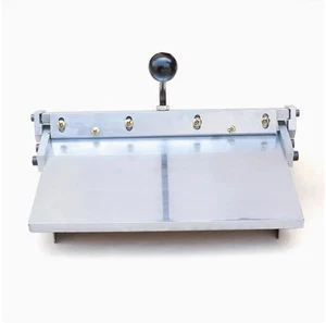 14" Manual PU Leather Folding Machine Handbags &luggage Glued Folded Edge Crease - Picture 1 of 7