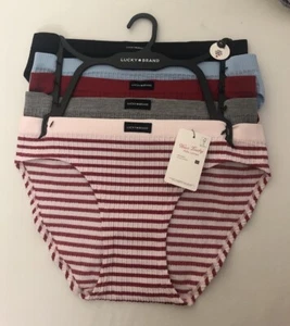 Lucky Brand Womens 5-Pk Seamless Bikini Panties Style Size L MSRP $60 - Picture 1 of 2