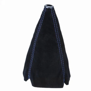 1 x Car Suede Leather Manual Gaiter Gear Stick Shifter Knob Boot Cover Universal - Picture 1 of 16