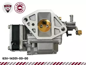63V-14301-00-00 Fits Yamaha Outboard Motor 9.9 15 HP 2T Carburetor Assy - Bild 1 von 10