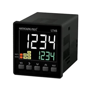 Hanyoung nux LT4S LCD Timer Time limit 1c 10 operation modes 48X48 mm - Picture 1 of 4