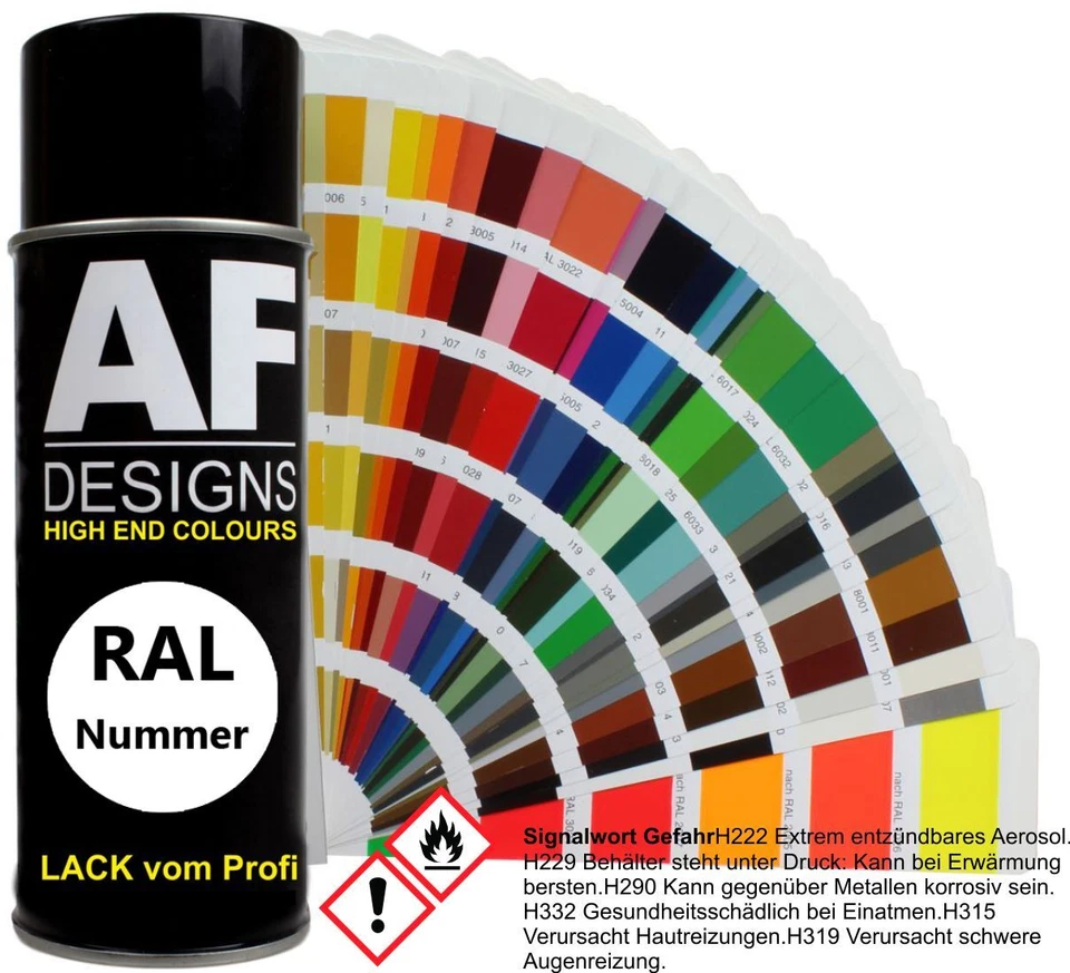 RAL Spraydose Lackspray Autolack Sprühdose RAL Buntlack glänzend hochglanz - Bild 1 von 4