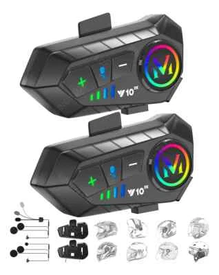 Bluetooth Helm Gegensprechanlage Kopfhörer für Motorrad 1 Stück - Bild 1 von 4