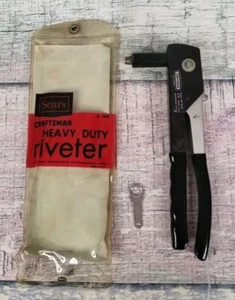 Vintage Sears Craftsman Heavy Duty Pop Riveter Tool 9 7475 .. Made in USA - Picture 1 of 19