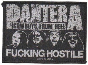PANTERA - Fucking Hostile - 10 cm x 7,3 cm - Patch - 167993 - Picture 1 of 1