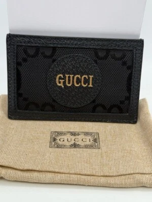Original Gucci Geldbörse Portemonnaie Kartenetui Card Case Wallet schwarz *NEU* - Bild 1 von 4