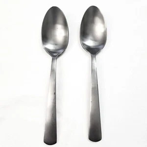 Oneida Nocha Teaspoons Set of 2 Stainless Steel Satin Finish Dessert Sugar Spoon - Picture 1 of 4