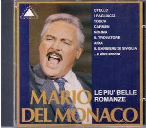 MARIO DEL MONACO "Le più belle romanze" 1988 Crown Games CDCG 1001 CD NEW SEALED - Picture 1 of 1