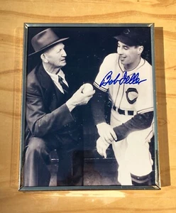 Seltenes/ Vintage Bob Feller handsigniertes/ handsigniertes Foto (Baseball Sammler) - Bild 1 von 3