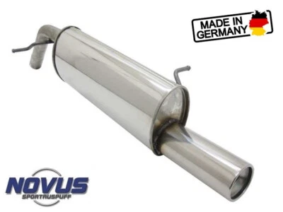 Marmitta Scarico Sportivo 90mm Peugeot 208 2012-2018 1.0 1.2 VTi 1.4VTi 1.6VTi - Immagine 1 di 4