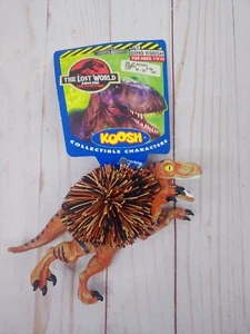 Vintage Jurassic Park The Lost World Dino Koosh Ball 1997 Velociraptor New - Picture 1 of 8