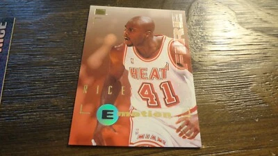 1995 SKYBOX # 51 EMOTION ON FIRE GLEN RICE  BASKETBALL CARD - Image 1 of 2