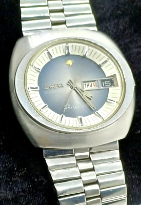 VINTAGE ENICAR SHERPA 320 AUTOMATIC CAL.167 SWISS MEN'S BIG SIZE WATCH 70’s - Image 1 of 4