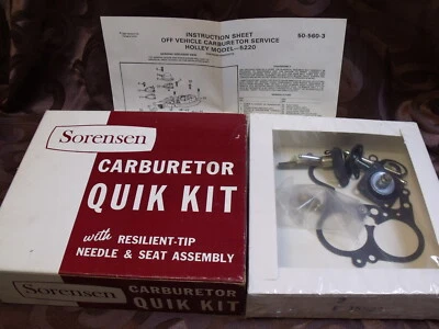 Новый из старых запасов комплект для восстановления карбюратора Sorensen ~ 1978-1985 Plymouth ~ Holley 2-BBL 5220C - Изображение 1 из 4